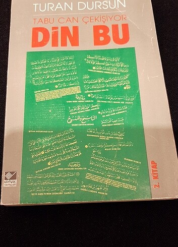 Turan Dursun. DİN BU 2. Kitap