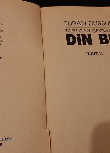 Beden Turan Dursun. DİN BU 2. Kitap