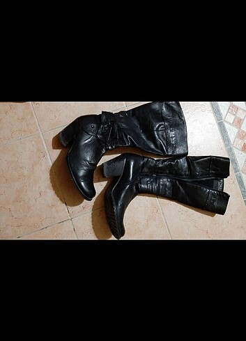 GÖN deri çizme. deri. fermuarli. 40 numara - Görsel 5