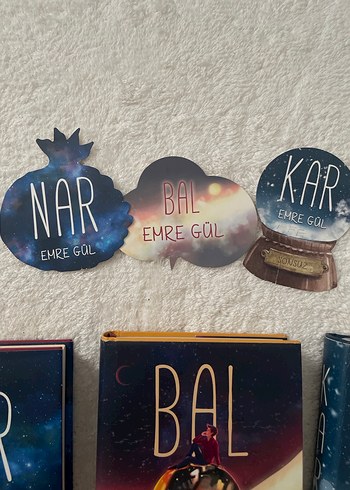  Emre Gül Nar Bal Kar Ciltli Kitap Seti