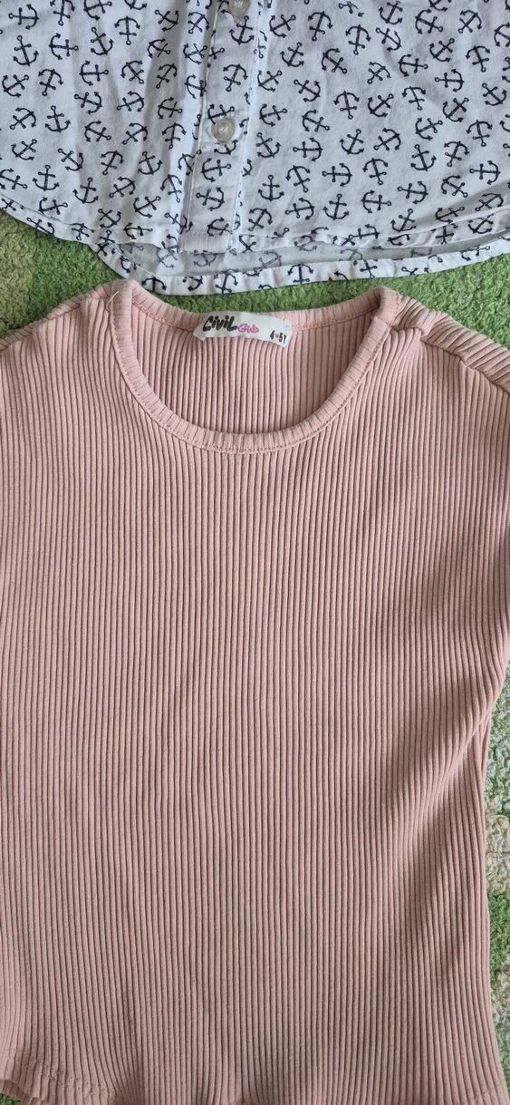 kısa Kollu 3 4 yaş arası tshirtler toplu fiyat - Görsel 4