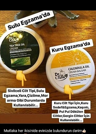 Farmasi çay ağacı ve aynı sefa kremi 