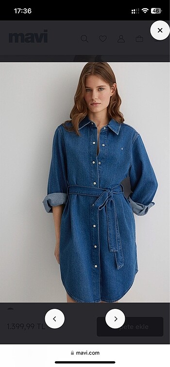 MAVİ Bertina Denim Elbise