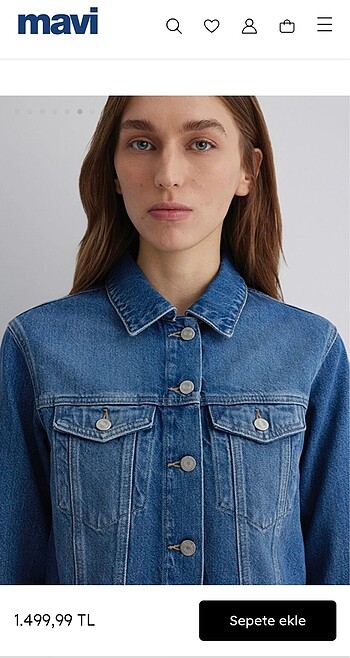 Mavi Jeans MAVİ Harmony Kadın Kot Ceket