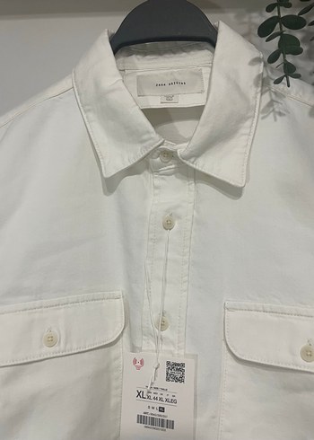 xl Beden beyaz Renk ZARA YENİ SEZON- Denim İnce Ceket
