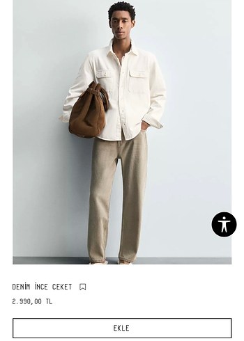 ZARA YENİ SEZON- Denim İnce Ceket