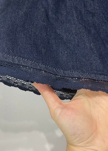 40 Beden ZARA Bol Paça Mini Denim Şort