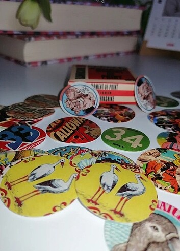 50 adet sticker seti 