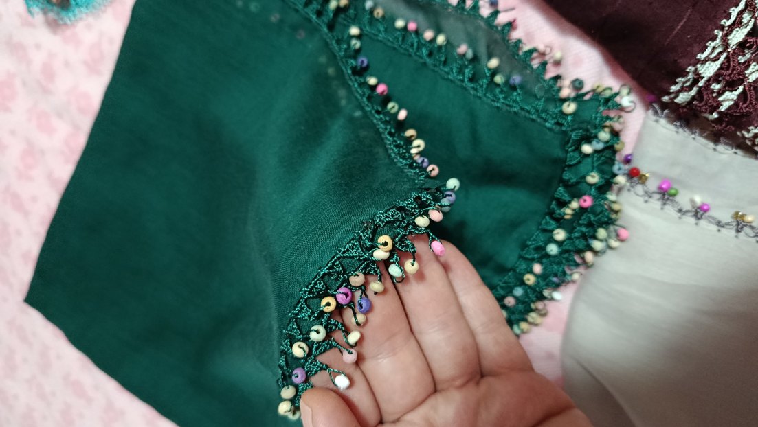 Boncuk İşleme oya hepsi var - Görsel 3