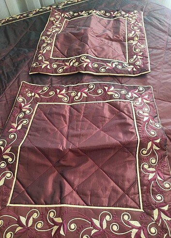 Taç işleme TAM TAKIM yatak örtüsü - Görsel 3