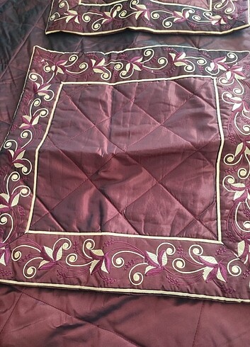Taç işleme TAM TAKIM yatak örtüsü - Görsel 4