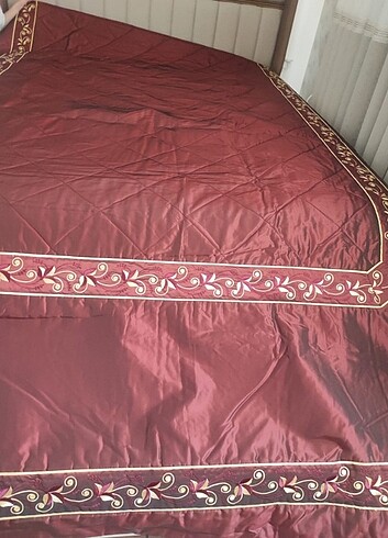 Taç işleme TAM TAKIM yatak örtüsü - Görsel 7