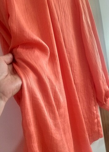 ince dokuma parlak tunik - Görsel 5