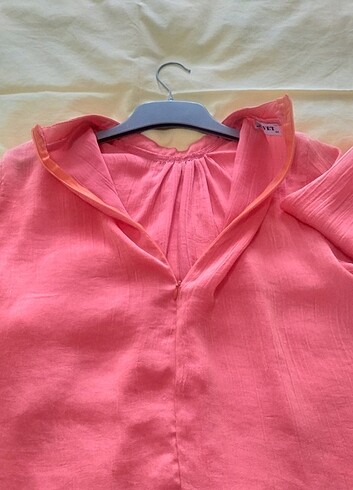 ince dokuma parlak tunik - Görsel 8