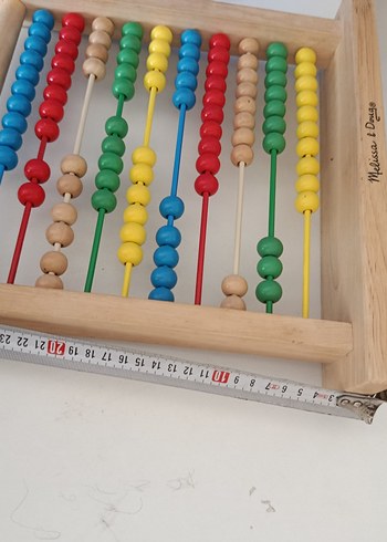 Melissa and doug Ahşap Abaküs Sayı Sayma - Görsel 5