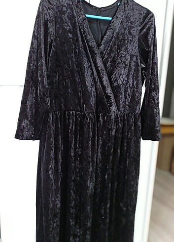 xl Beden bordo Renk Elbise 52 numara