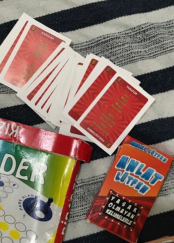 Beden Ibis Kızma Birader Tombala Oyun Seti ve Anlat bakalım oyunları