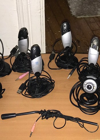 Beden Renk Kablolu ve USB Bağlantılı Bilgisayar Kameraları