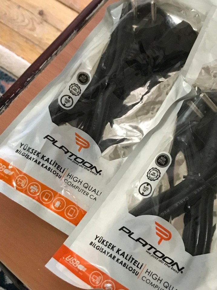 BİLGİSAYAR için power + DVI + Vga + HDM Kablo Seti - Görsel 2