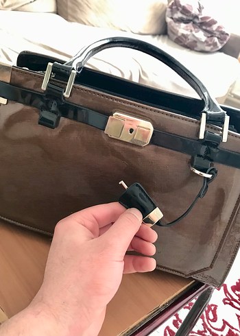 2 Adet KRİSTE BELL marka deri çanta - Görsel 2