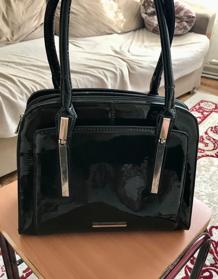 2 Adet KRİSTE BELL marka deri çanta - Görsel 4