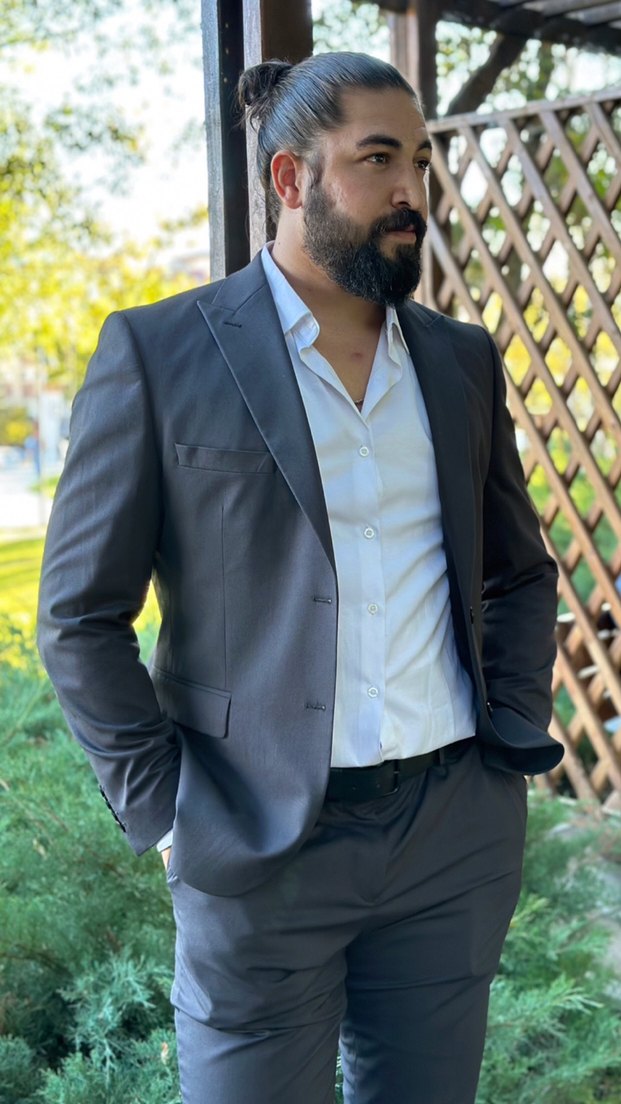 Lacivert Regular Fit Takım Elbise - Görsel 3