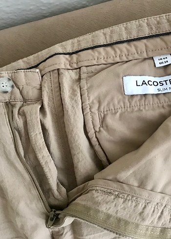 Lacoste Regular Fit Keten Pantolon 3 adet - Görsel 8