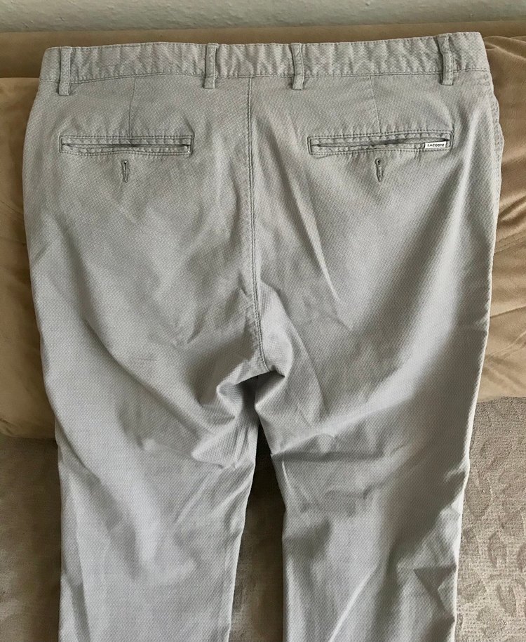 Lacoste Regular Fit Keten Pantolon 3 adet - Görsel 3