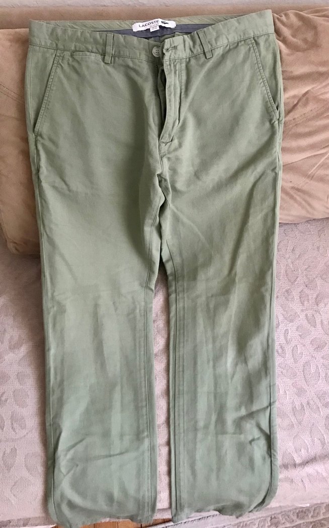 Lacoste Regular Fit Keten Pantolon 3 adet - Görsel 5