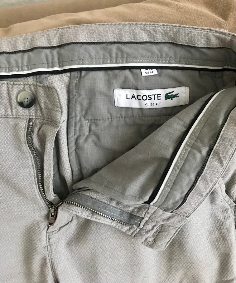 Lacoste Regular Fit Keten Pantolon 3 adet - Görsel 2