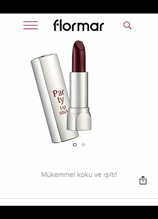 Flormar Party Lipstick No:05 (Kiss Of The Night)