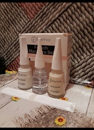 Flormar Manicure Set /French Oje SetiFlormar ile Quick Dry Ext