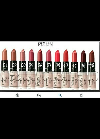 Beden Flormar Pretty Stay True Lipstick No:10 (Cardinal)