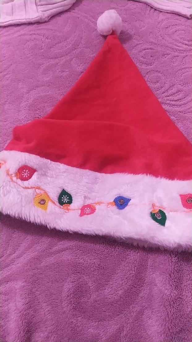 Renkli Batik Desenli kırmızı Çocuk şapkası noel - Görsel 2