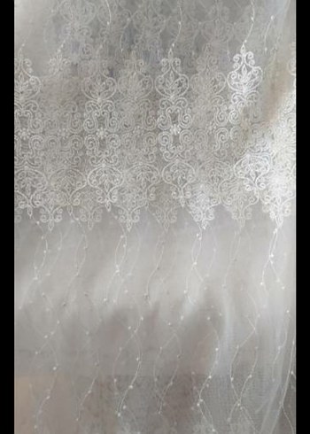 brilllant İşlemeliTül Perde 260 boy 
en3.20 dikilmedi - Görsel 3