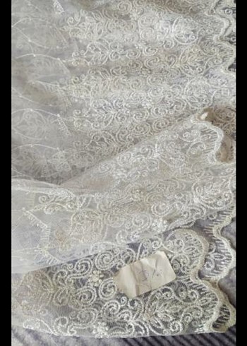 brilllant İşlemeliTül Perde 260 boy 
en3.20 dikilmedi - Görsel 2