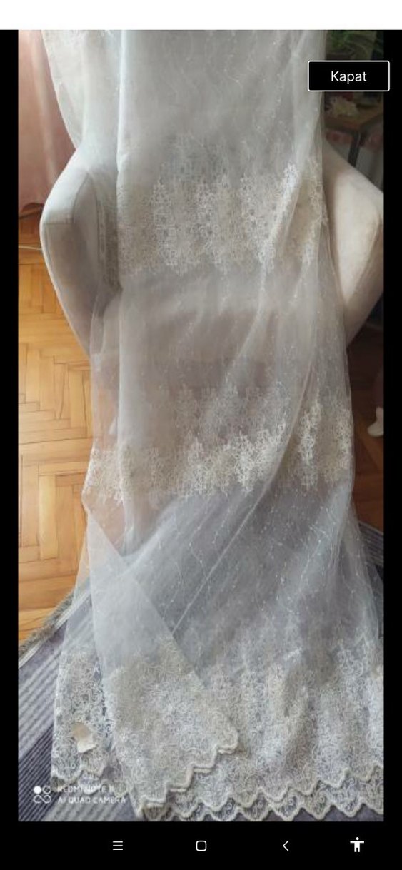 brilllant İşlemeliTül Perde 260 boy 
en3.20 dikilmedi - Görsel 4