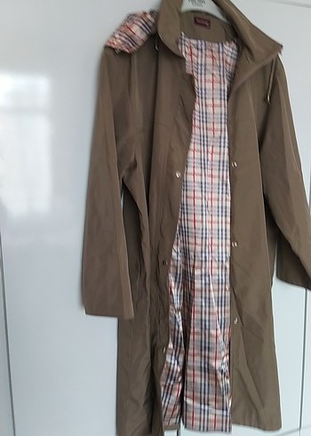 Düğmeli Bej Midi trenc kot - Görsel 9