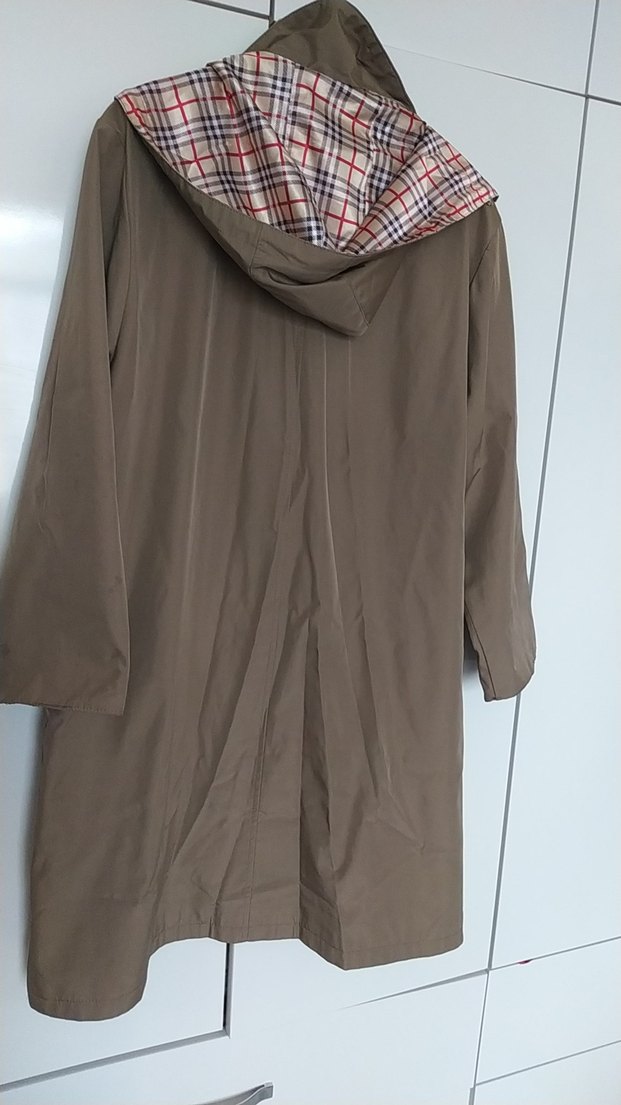 Düğmeli Bej Midi trenc kot - Görsel 5