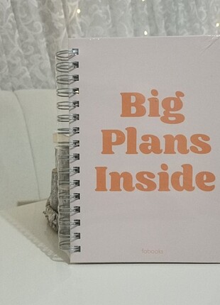 Big Plans İnside Süresiz Ajanda Fabooks