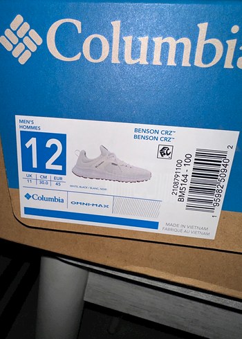 Orijinal columbia Beyaz Erkek Spor Koşu Ayakkabısı - Görsel 5