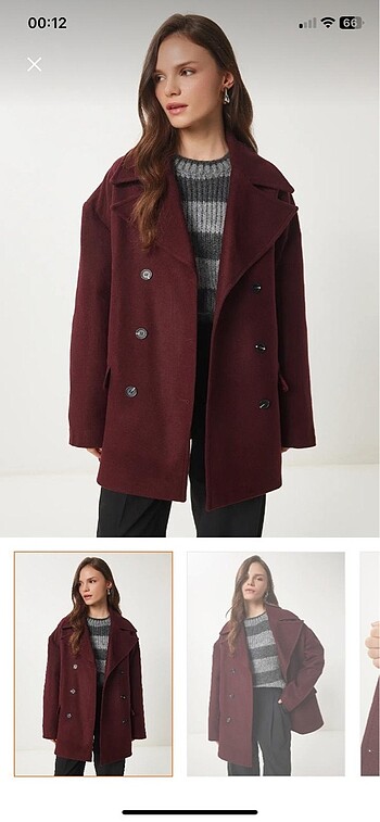 Bordo kaban s beden tertemiz kalıbı oversize