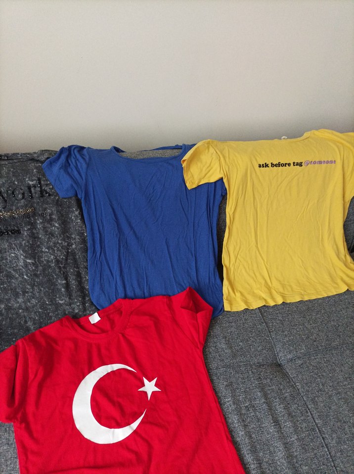 5 adet tişört+1 tişört hediye - Görsel 2