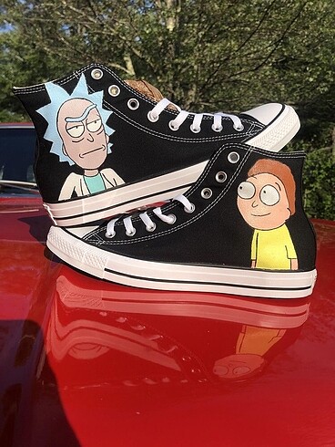 Rick and Morty özel tasarım ayakkabı
