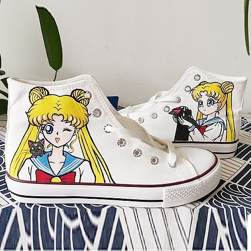 Diğer Sailor Moon özel tasarım ayakkabı