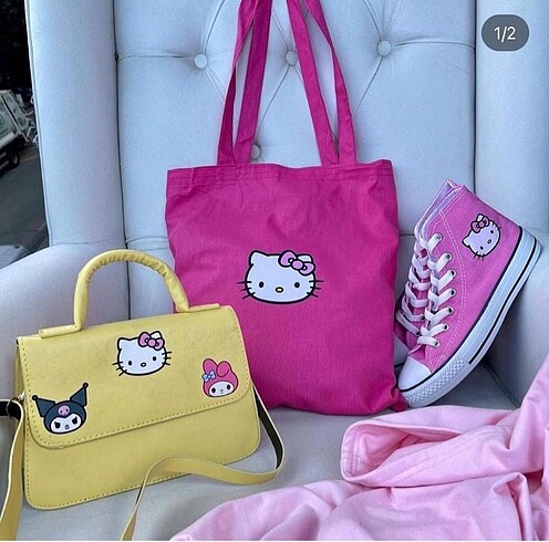 Diğer Hello Kitty bez çanta