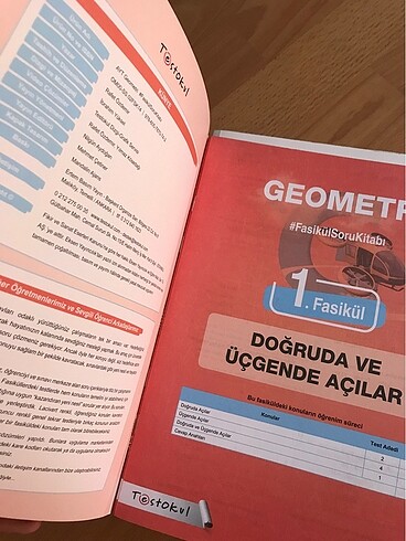  Geometri fasiküllerle konu anlatım