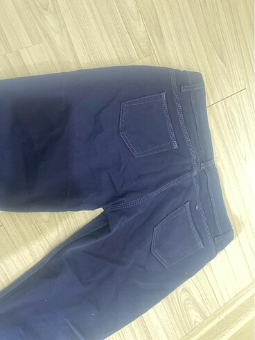 34 Beden lacivert Renk Keten pantolon