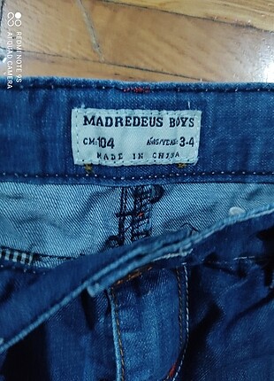 4 Yaş Beden mavi Renk Madredeus boys şort