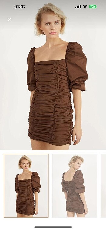 Bershka drapeli elbise